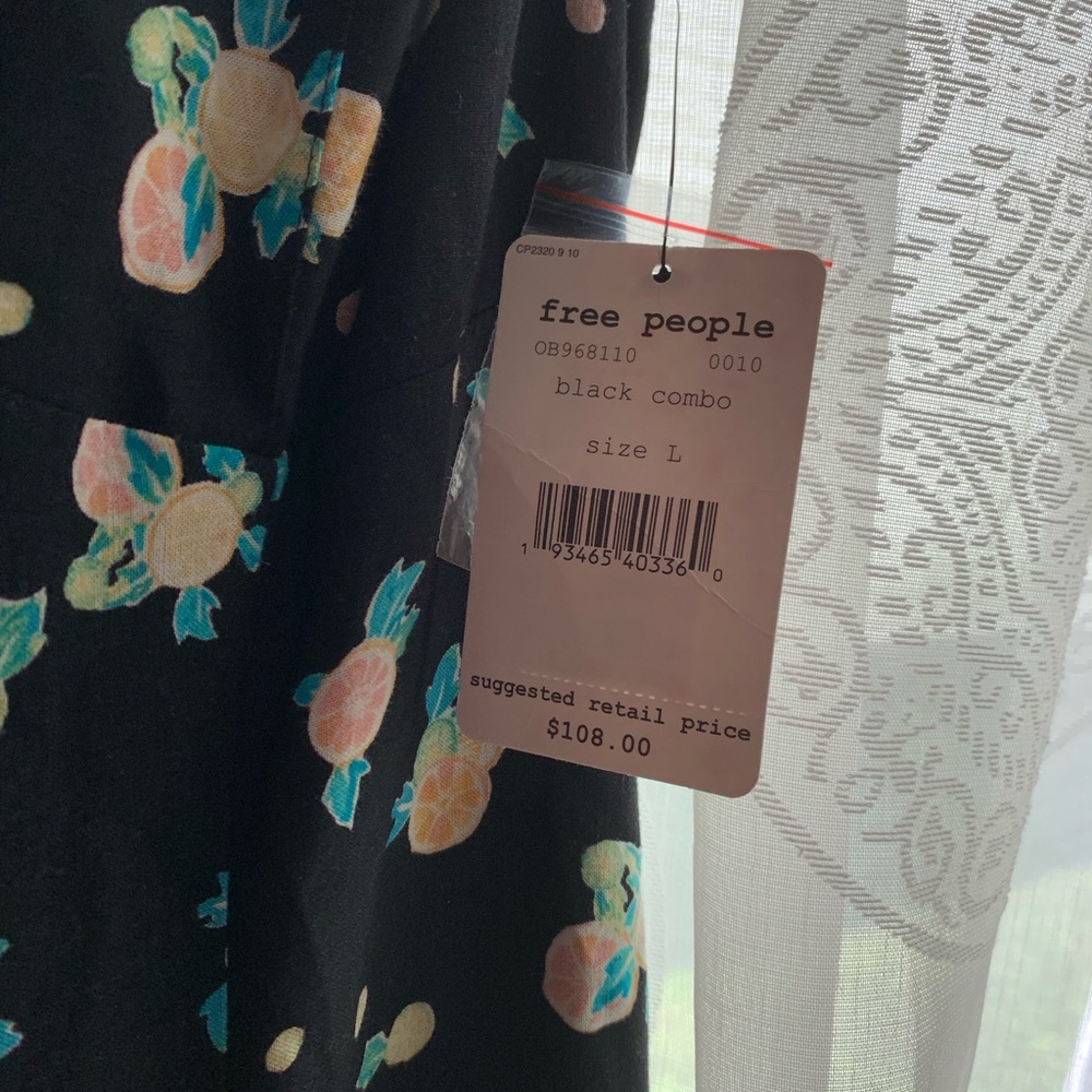 Free People Black Combo Dress - Picture 4 of 5